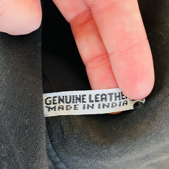 Vintage Gold Embroidered Black Suede Vest Womens Large Maximalist Rodeo Festival - Picture 12 of 12